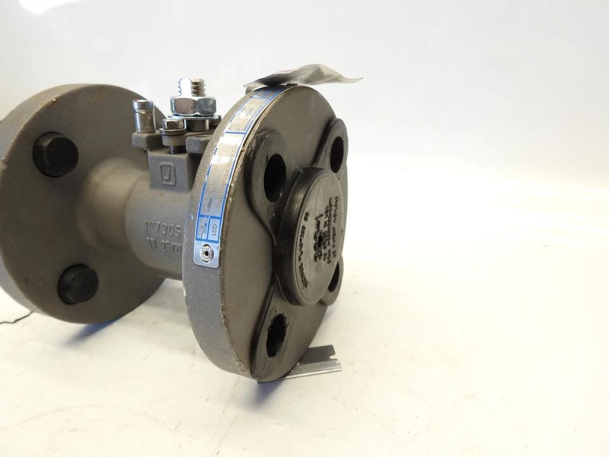 Jamesbury 730SC312271XTZ1, Mon/Kmon 1" Ball Valve, 740 PSIG, Chlorine B16.34