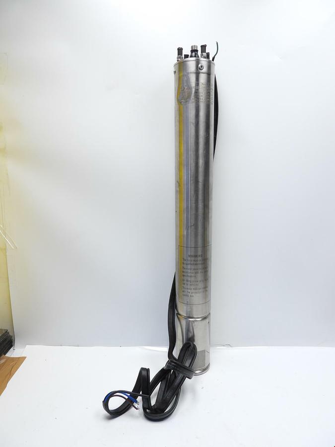 New Liyuan Submersible Pump 4H0750TE09 7.5HP 460V 60Hz 3450Rpm 12.7A 26.5Kg
