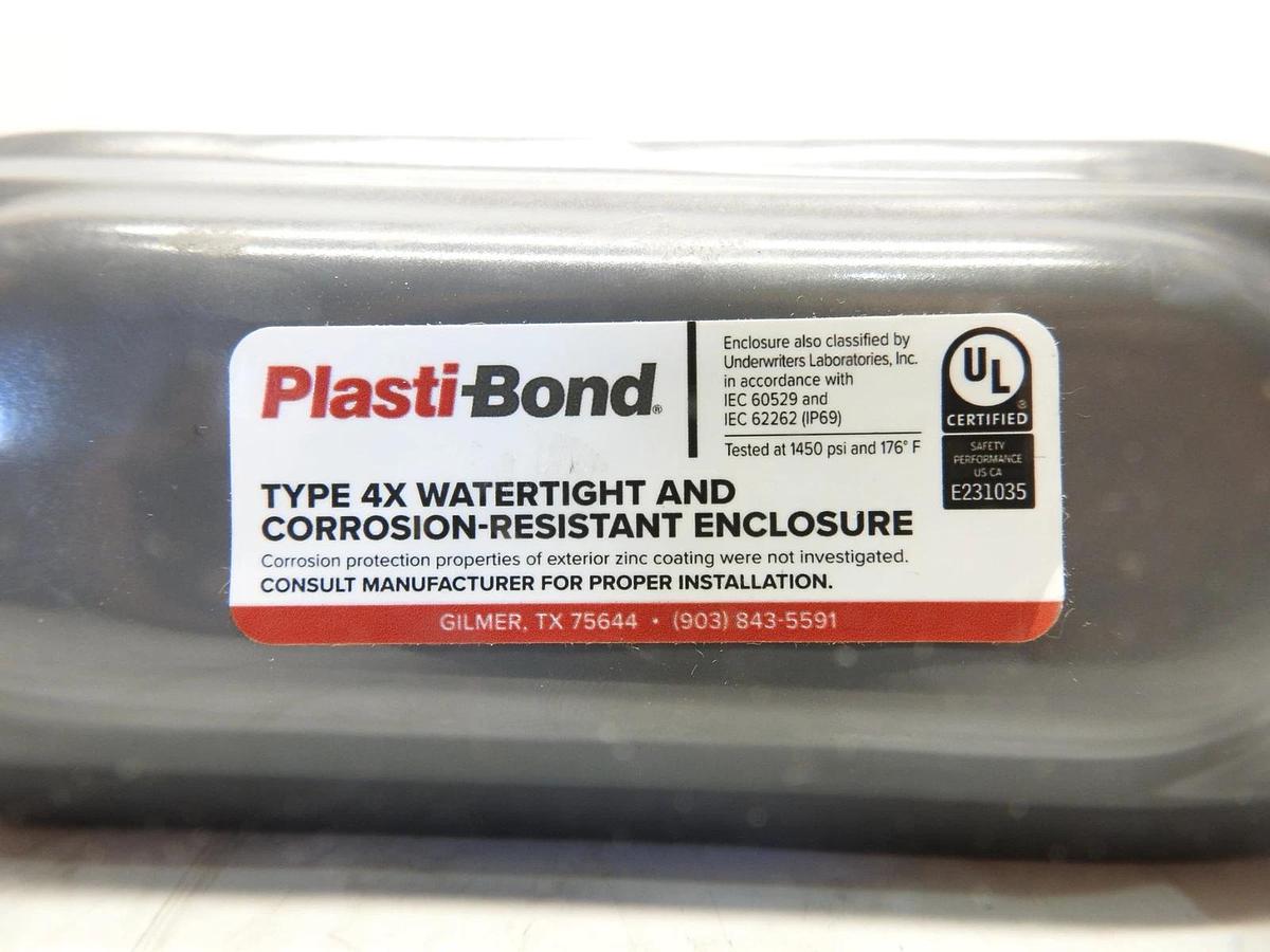 New Plasti-Bond Type 4X Watertight And Corrosion-Resistant Enclosure  1 1/4"
