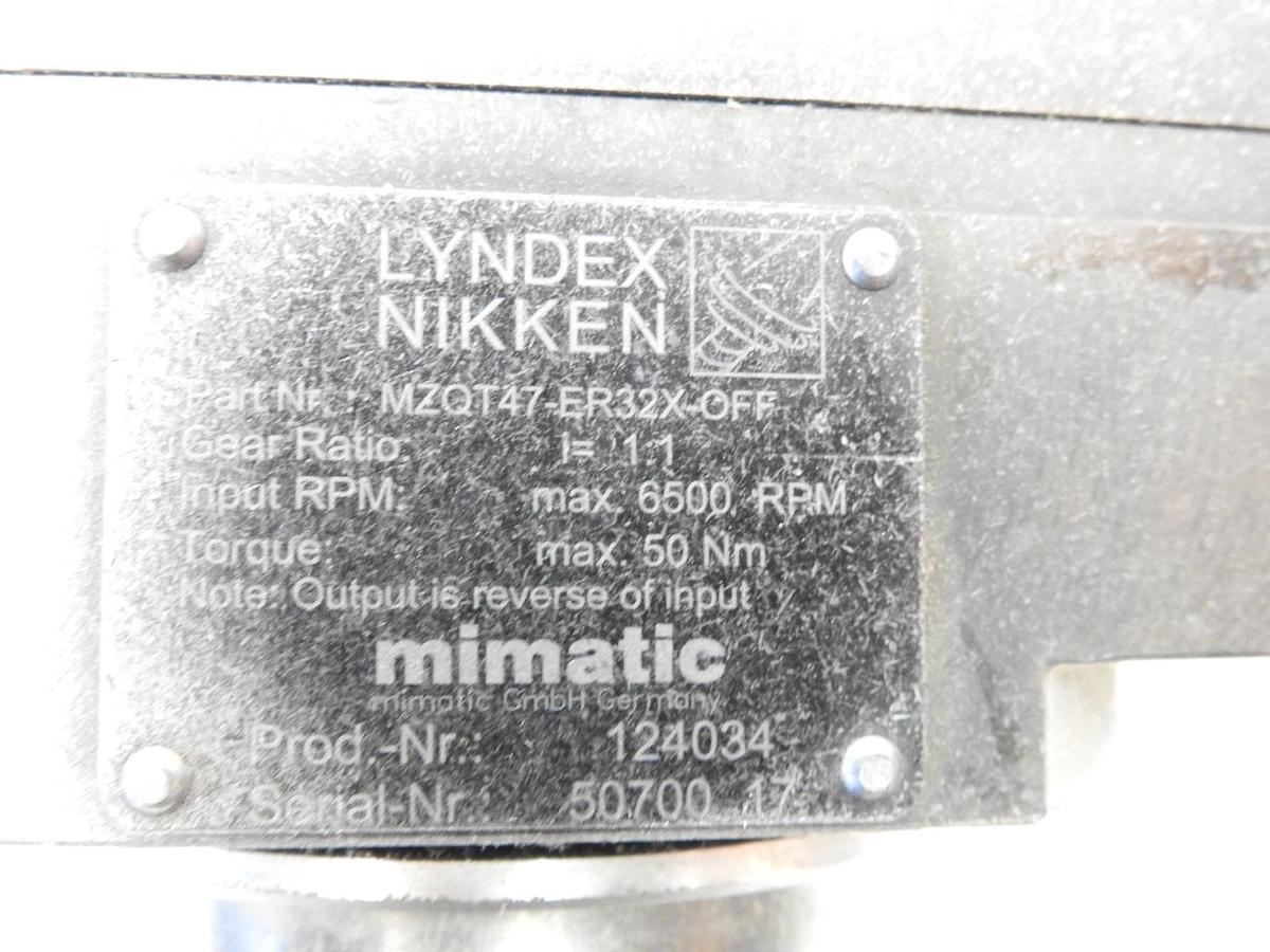 Lyndex-Nikken MZQT47-ER32X-OFF Mazak Nexus Offset Straight Vertical X-Axis Clamp