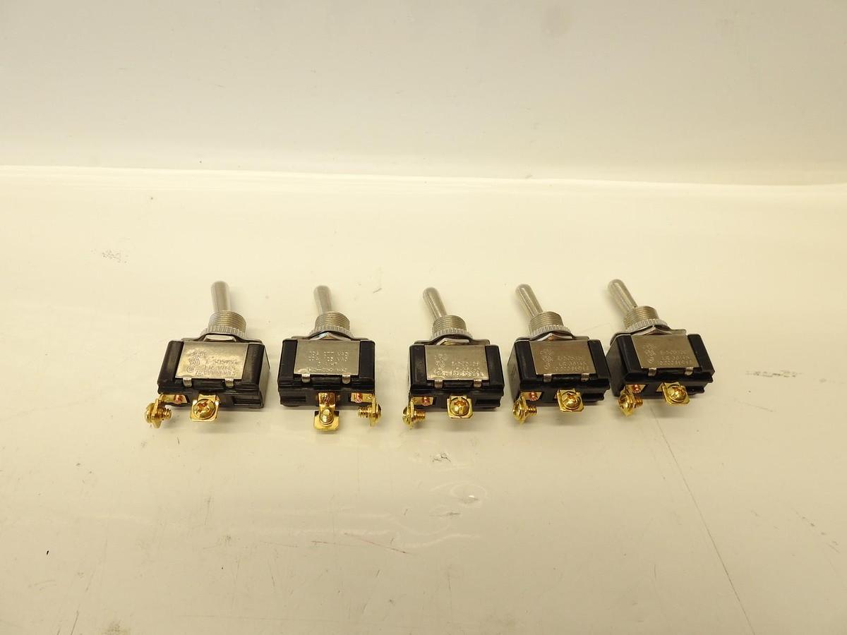Lot Of 5 New Genuine Raypak E505159 Toggle Switch DPST 80,000 Series 10A 277V 20