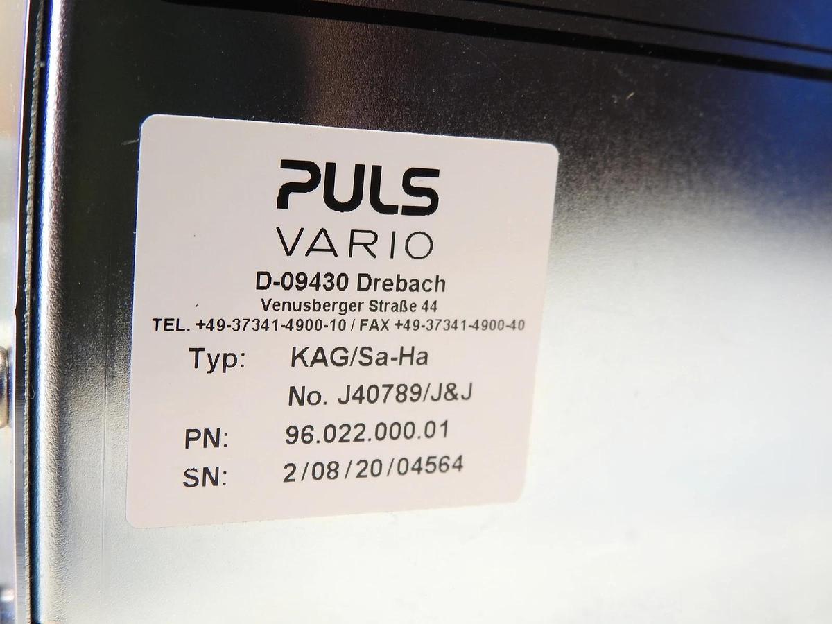 New Genuine Puls Vario KAG-SAHA Power Supply 96.022.000.01