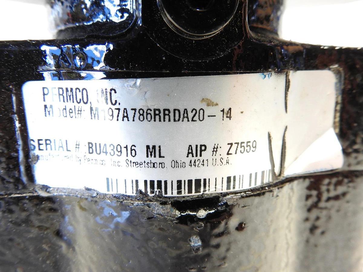 Permco M197A786RRDA20-14 Hydraulic Gear Pump 7500/7600 series Z7559