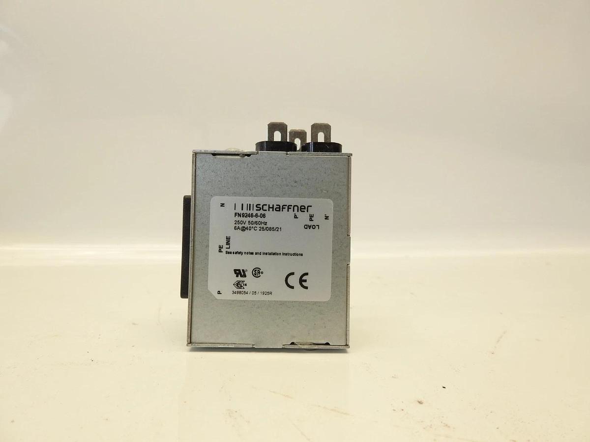 Schaffner FN9246-16-06 AC Power Entry Modules 16A FASTON IEC INLET W/EARTH LINE