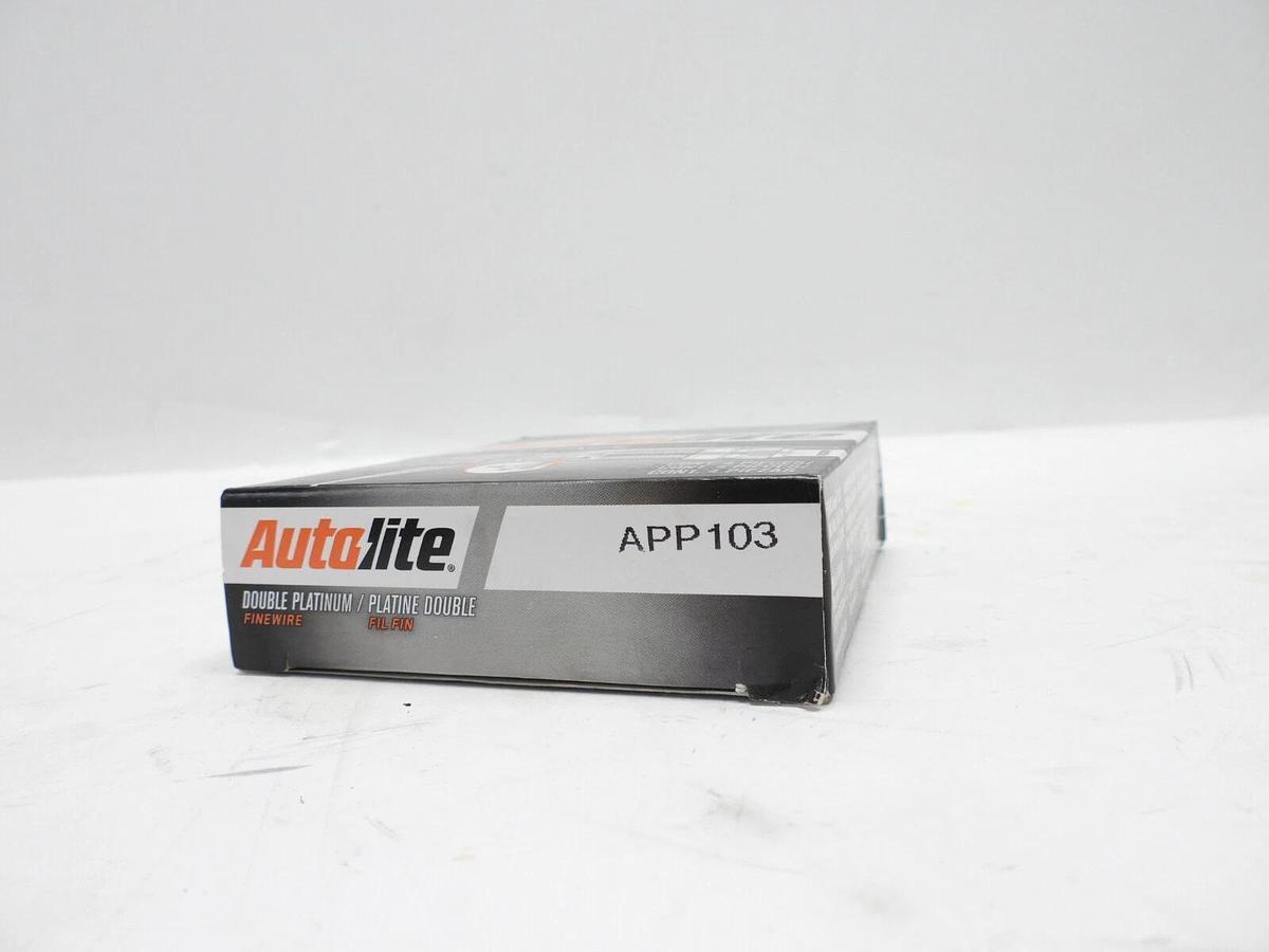 Autolite Double Platinum Spark Plugs - MPN APP103 - Set of 6 Spark Plugs
