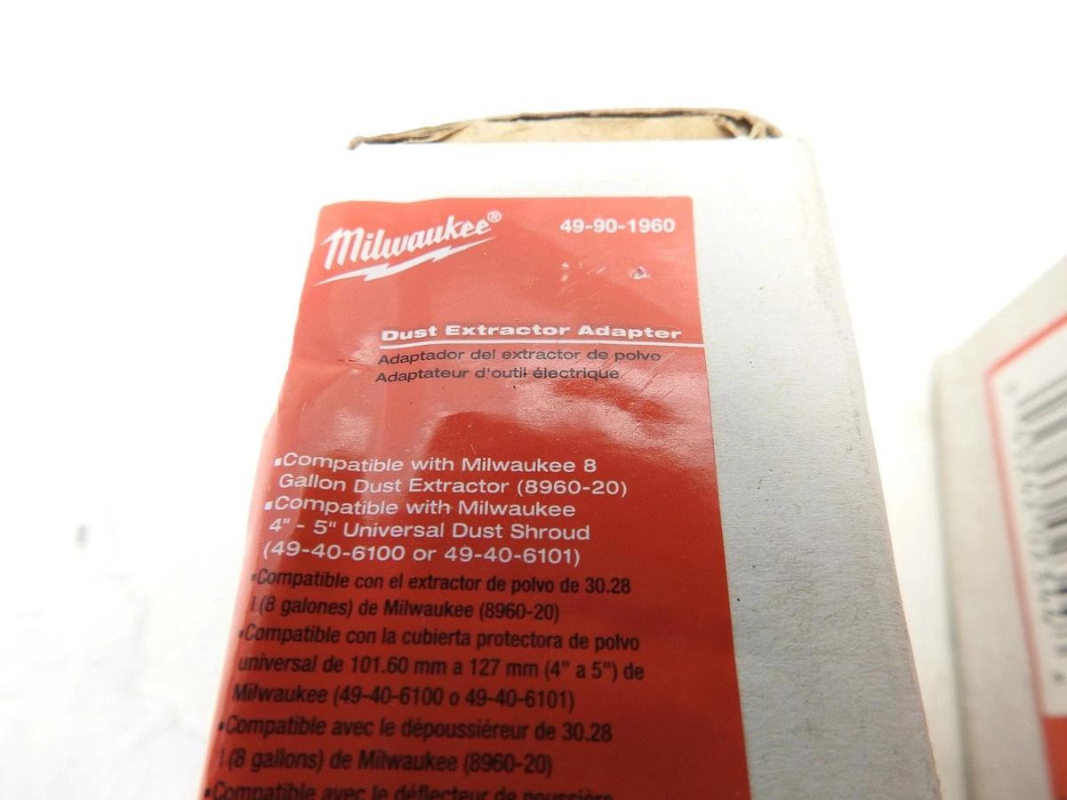 Lot Of 2 Genuine Milwaukee 49-90-1960 Dust Extractor Adapter
