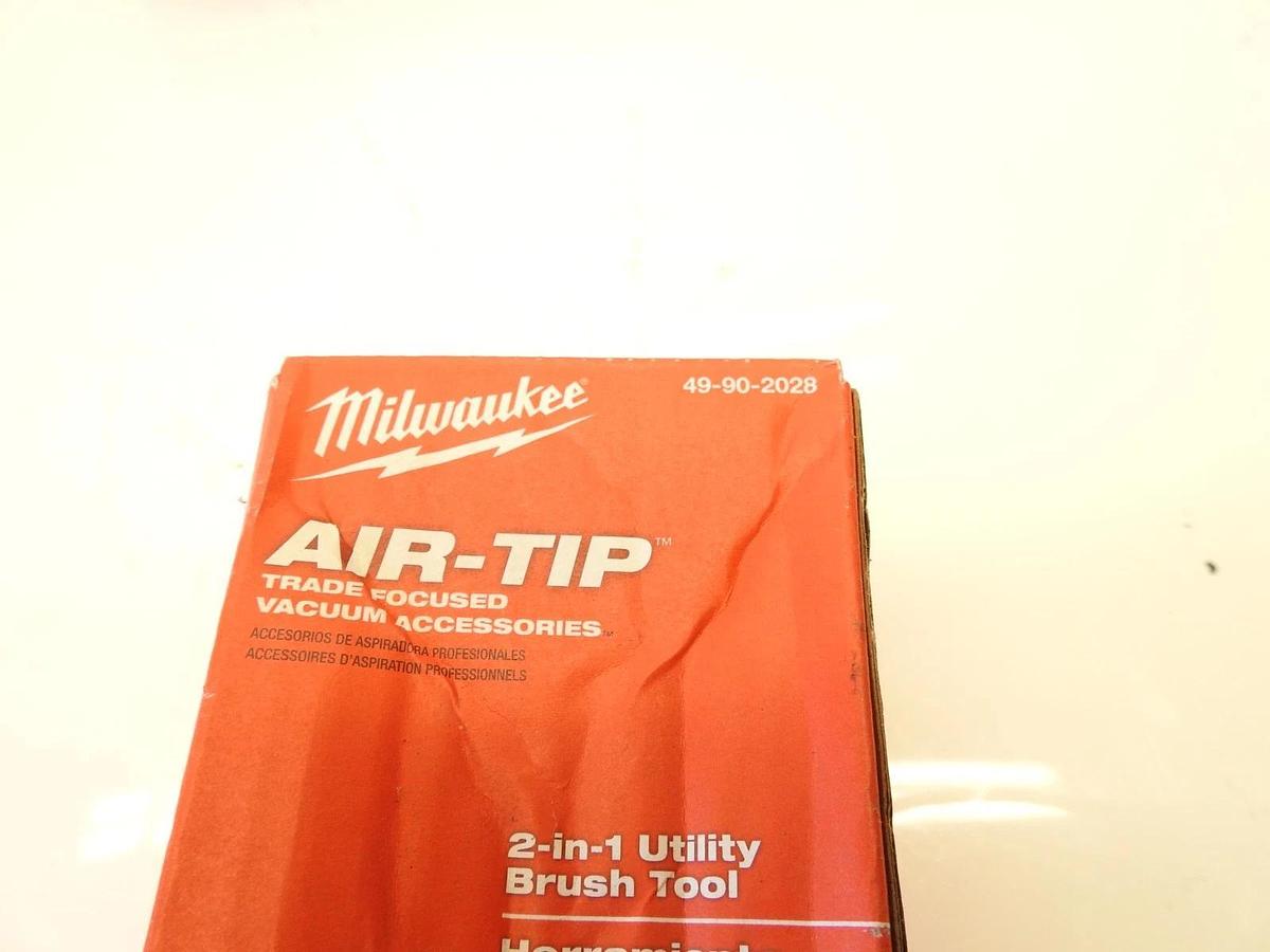 Oem Milwaukee 49-90-2028 AIR-TIP 2-in-1 Utility Brush Tool Attachment