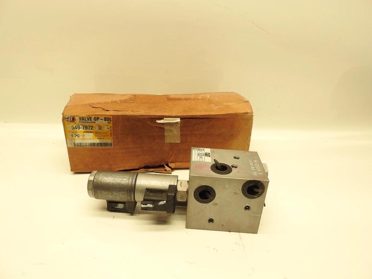 New Oem Cat 549-7972: VALVE GP-SOL Fits 320 323 325326 330 335 336 Excavator