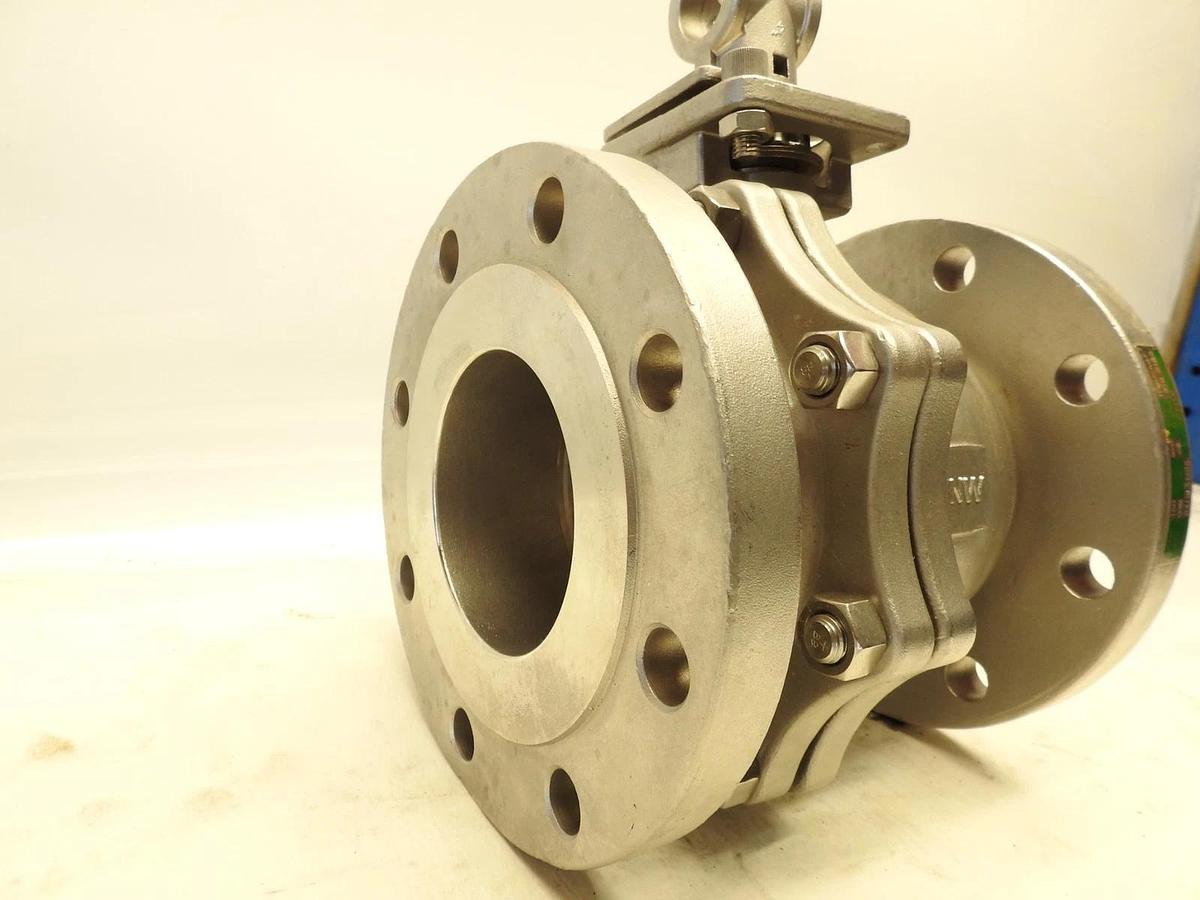 FNW 4" 600c Stainless Steel Full Port Flanged Flanged Ball Valve 150# FNW600CFP