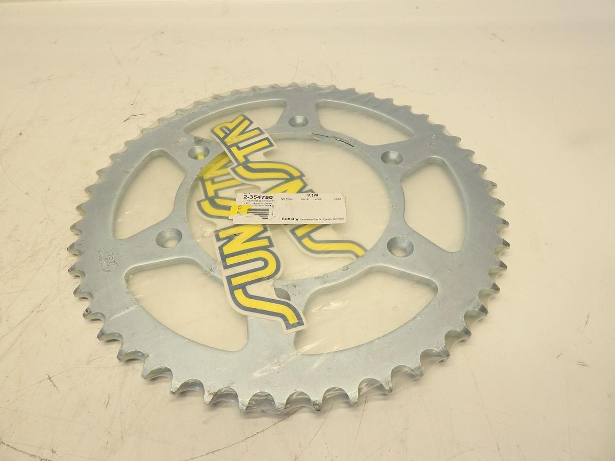Sunstar 2-354750 Rear Steel Sprocket 50T For 90-20 Husqvarna KTM Husaberg