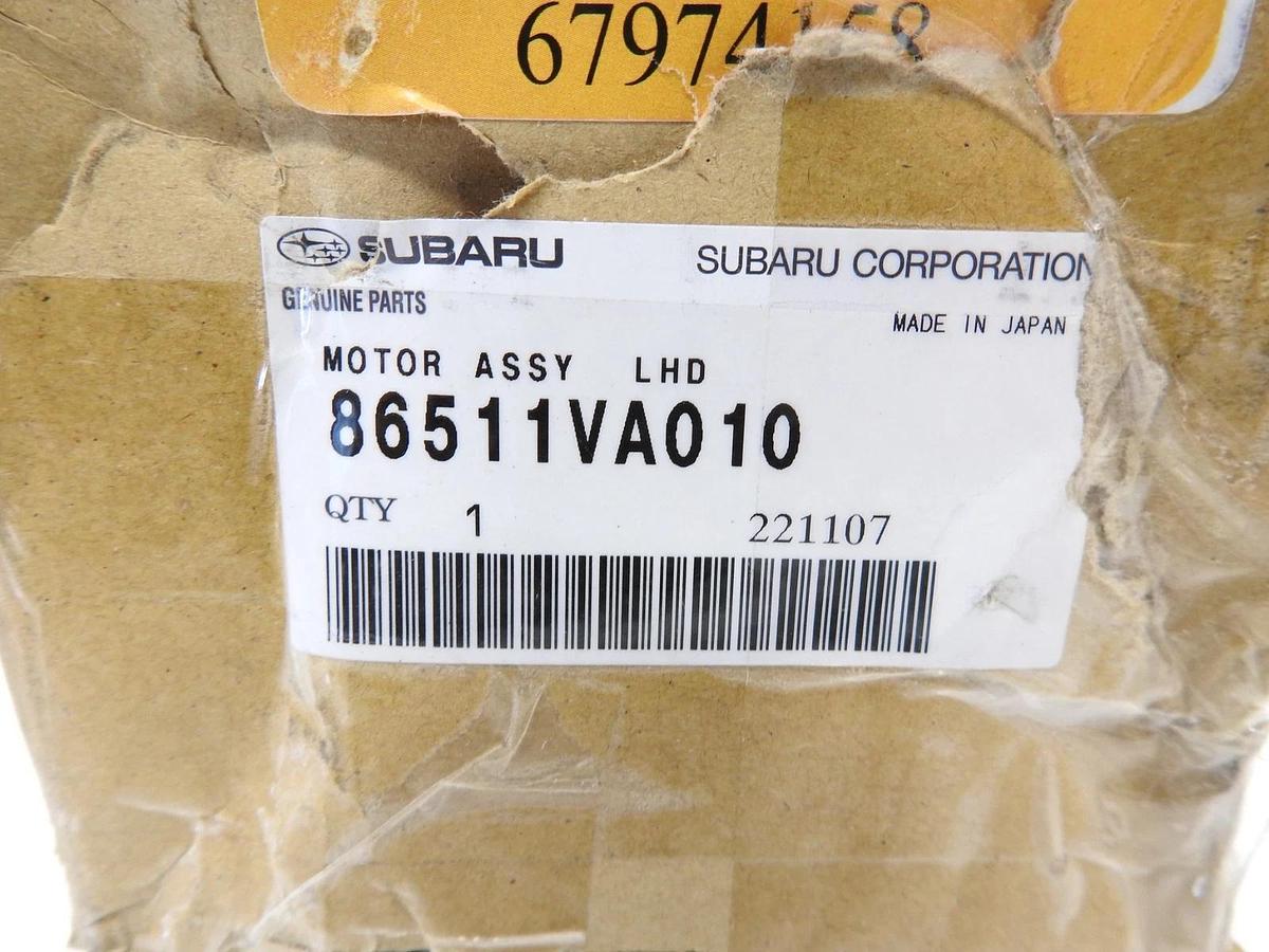 New Oem Subaru Windshield Wiper Motor 86511VA010