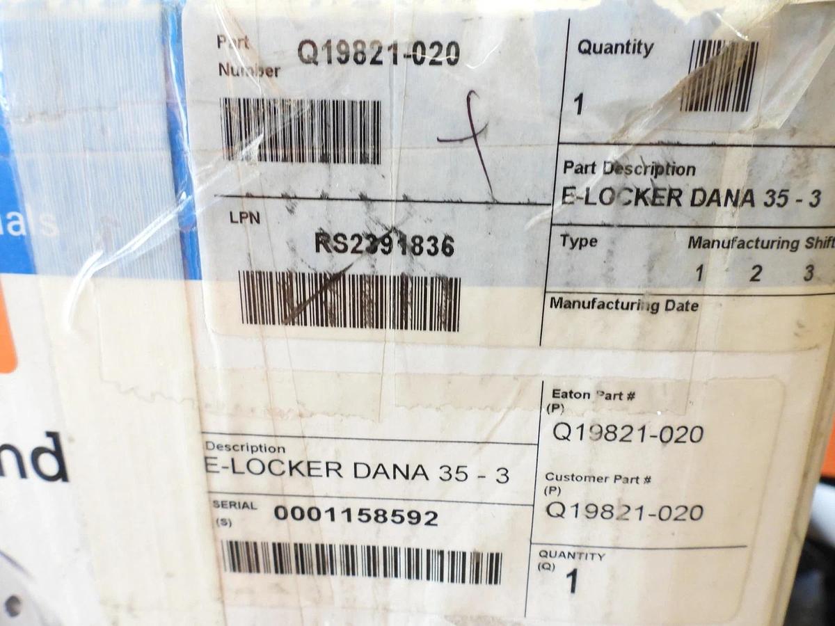 New Oem Eaton 19821-020 Elocker E Locker Dana 35 Jeep Rear 27 Spline 3.54 & Up