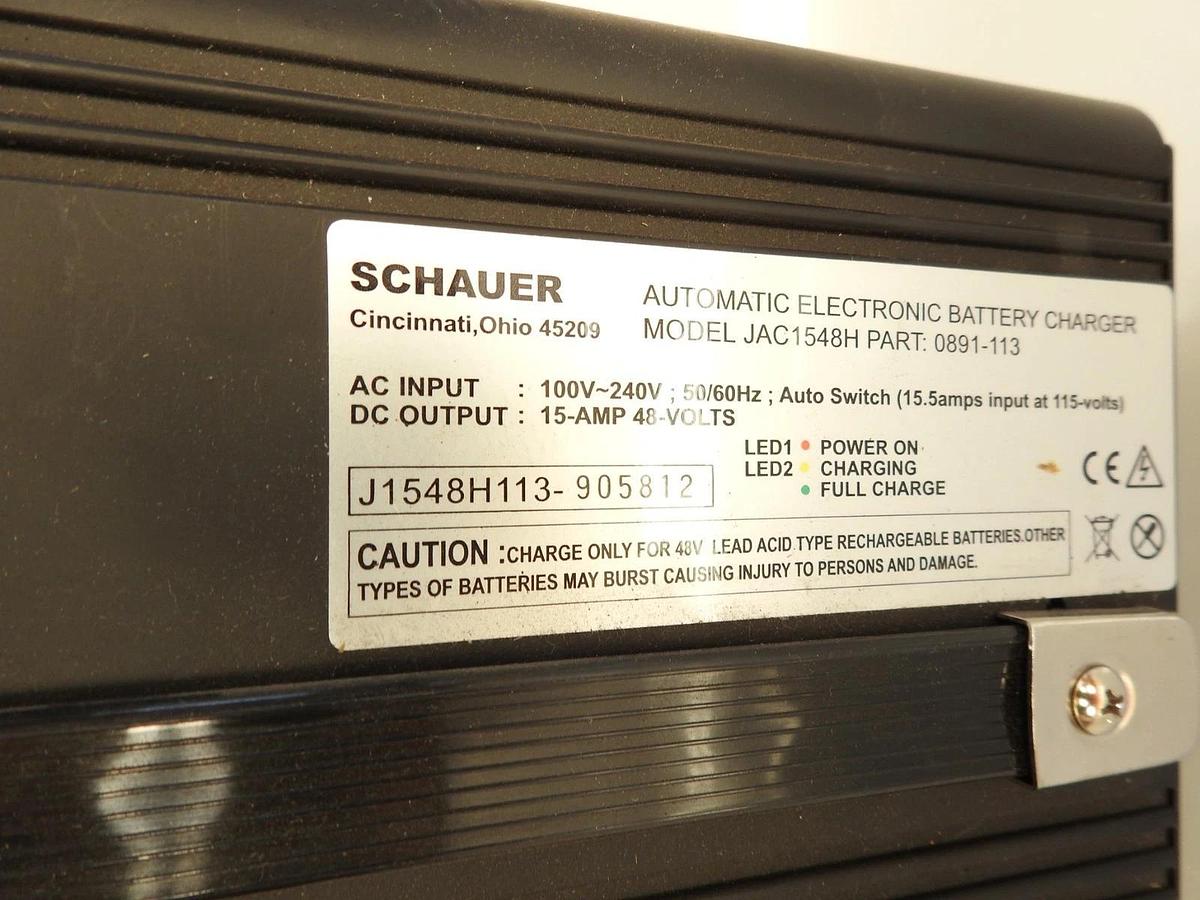 New Genuine SCHAUER Battery Charger Model JAC2024H 24V