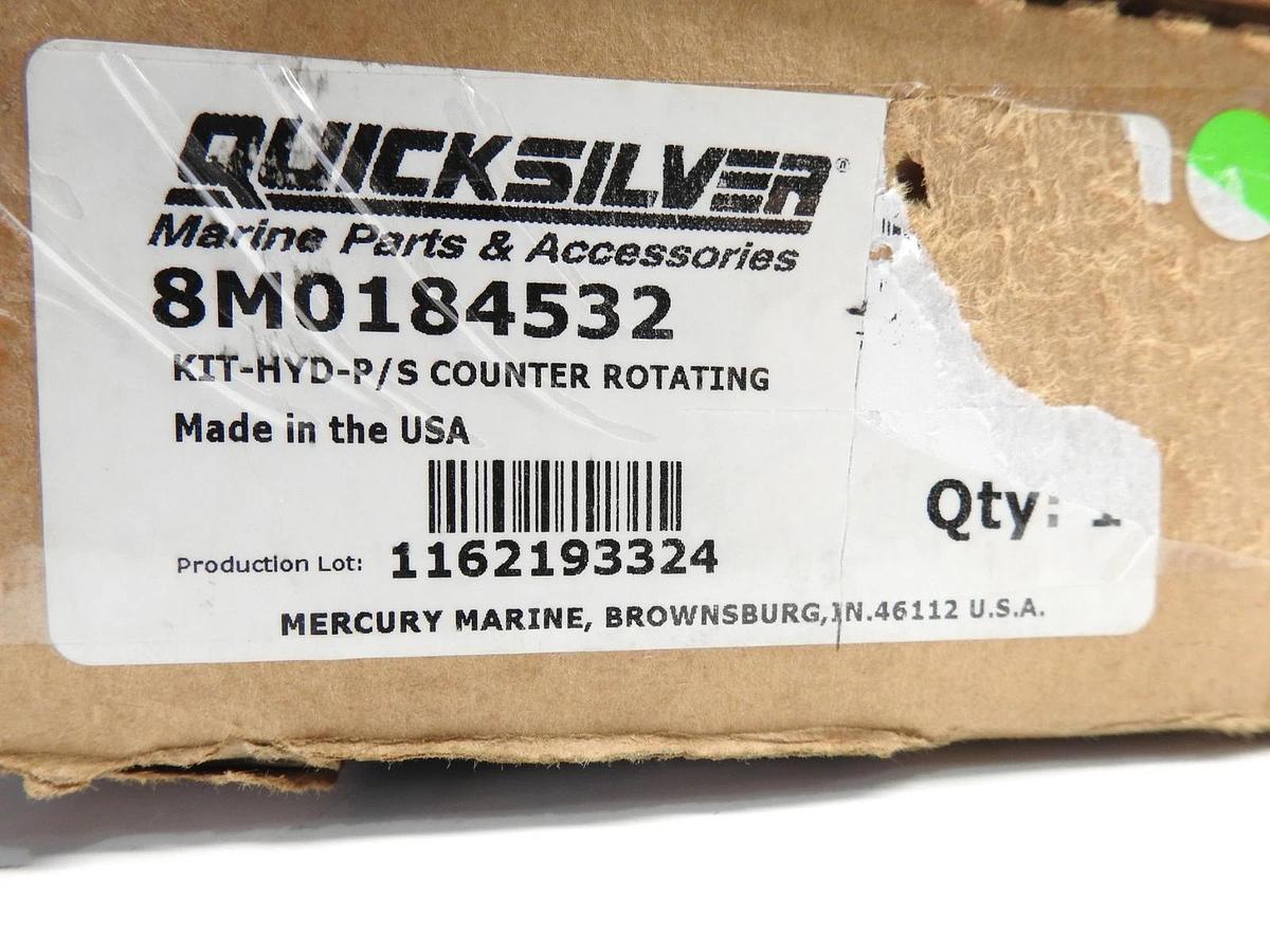New Oem Mercury Outboard 8M0184532 Hydraulic Cylinder Counter Rotation P/S Port