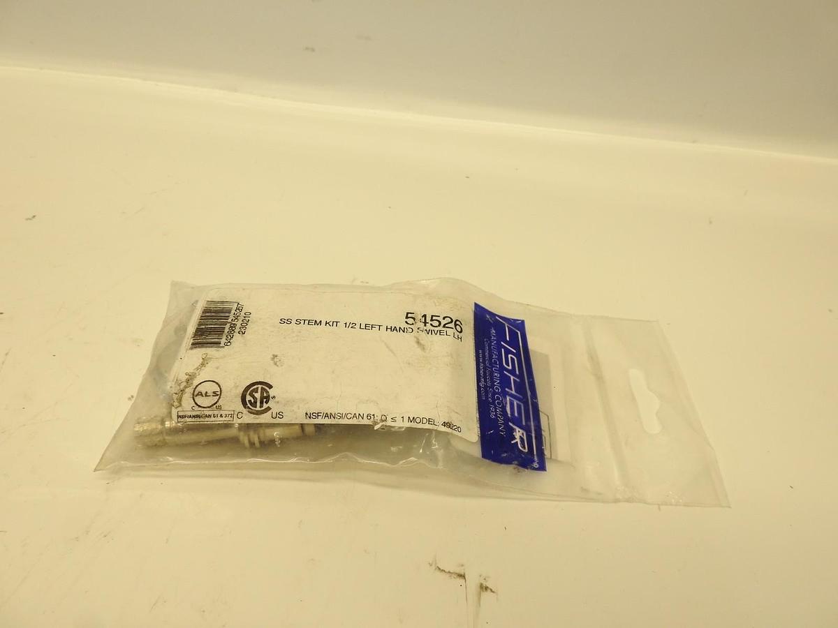 Fisher Ss Stem Kit 1/2 Left Hand Swiv 54526 Genuine OEM