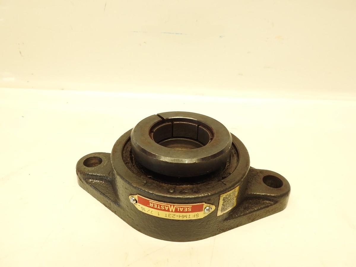 New SealMaster - 1-7/16" 2-Bolt Flange-Mount Ball Bearing Assembly - SFTMH-23T