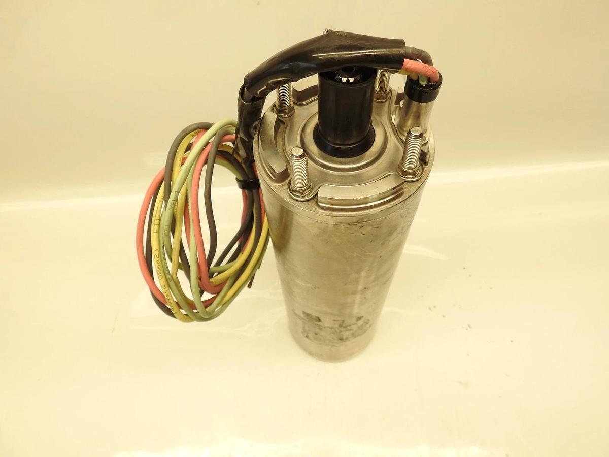 Pentair P43B0015A3 Stainless Submersible 1.5HP Well Pump Motor 230V / 3-Wire 3PH