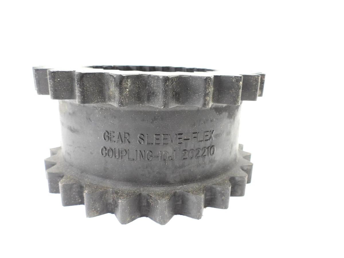 35450 Size 10JE Solid Design S-Flex Coupling Sleeve, EPDM Rubber, 7.06"