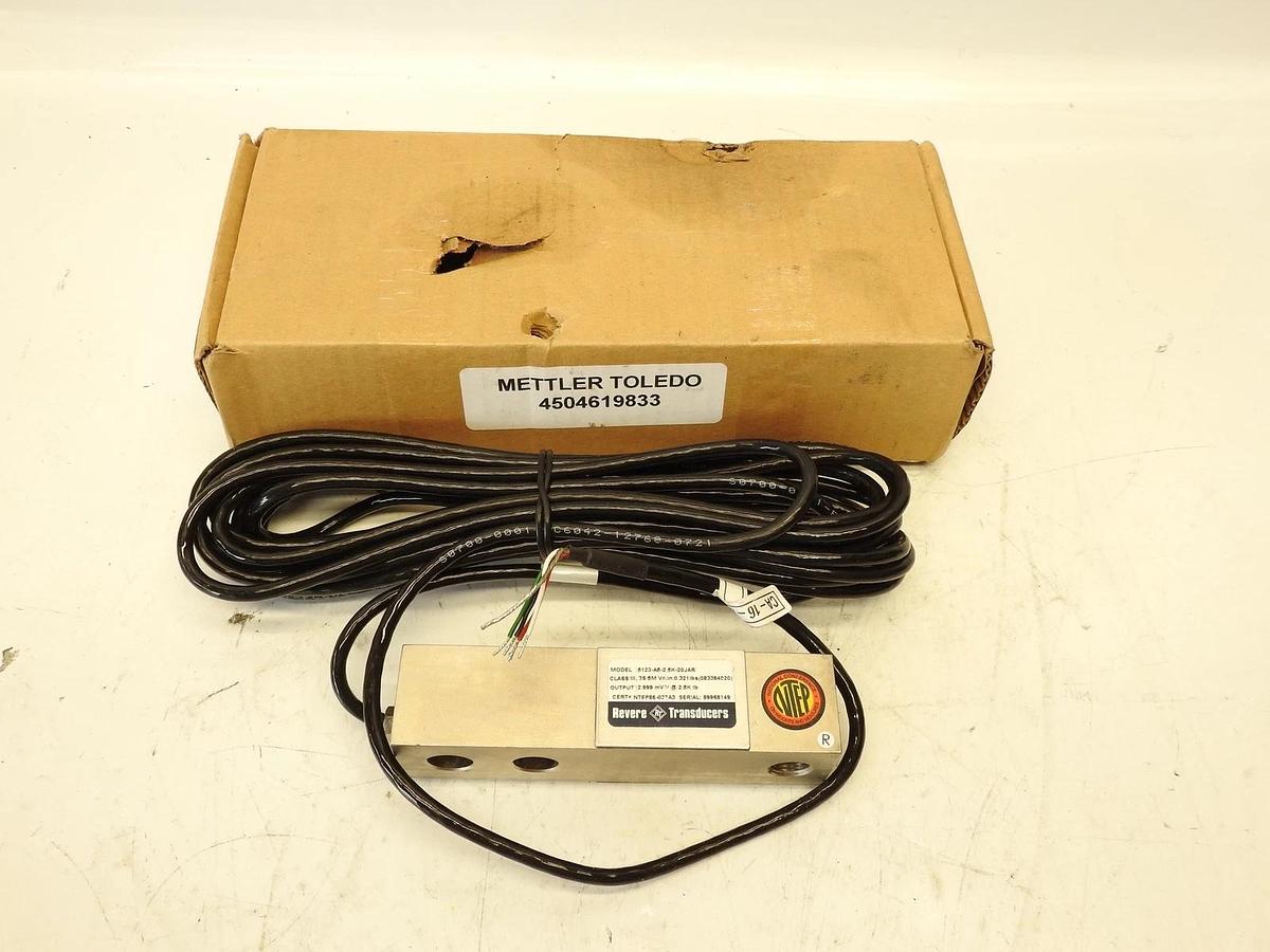 New REVERE TRANSDUCERS 5000LB LOAD CELL 09123-005E-A5-00X, D0041