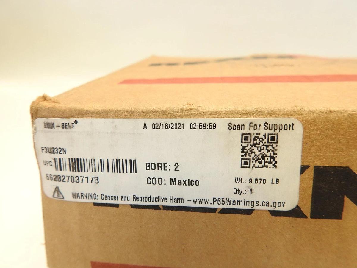 NEW REXNORD F3U232N FLANGE BEARING
