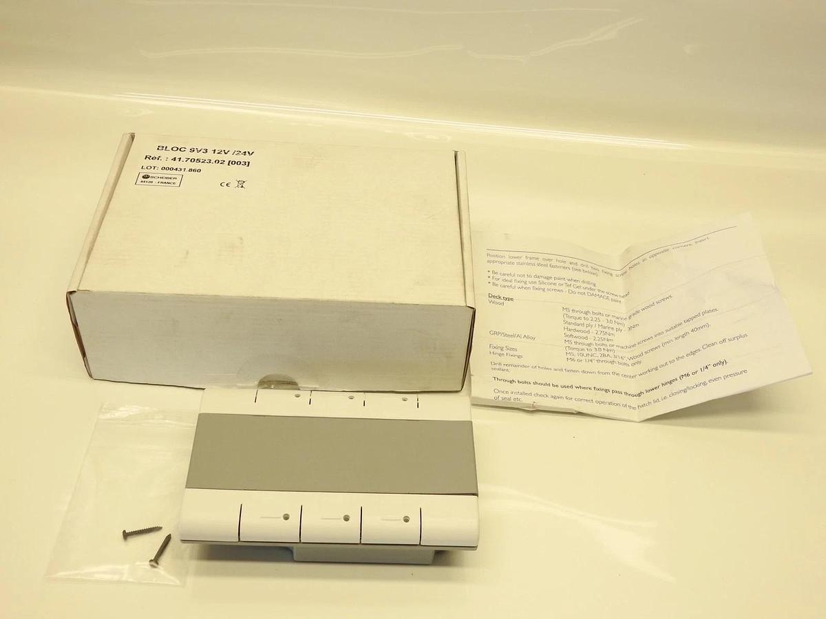 New Genuine Scheiber Block 9 - 41.70523.02 003 9V3 12V/24V