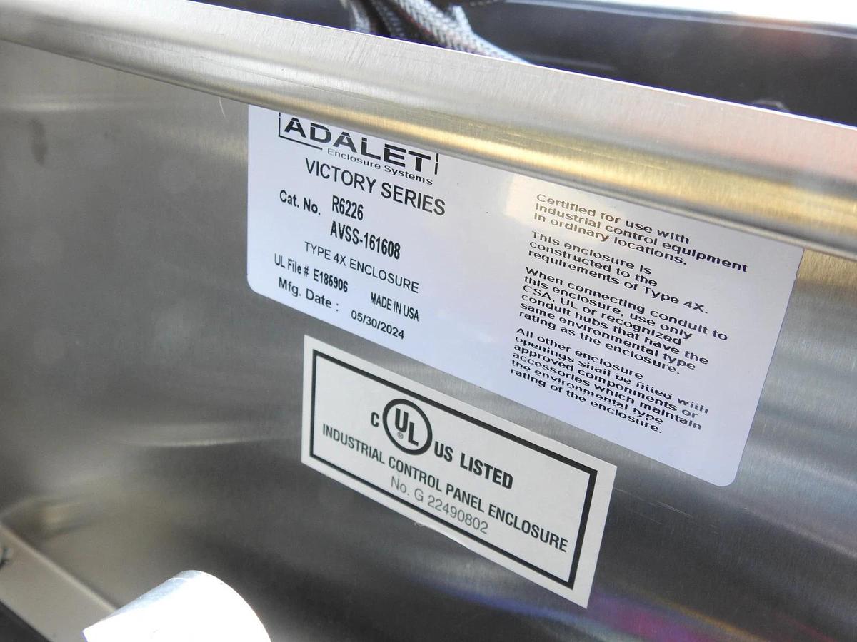 Galaxy Scientific ADALET R6226 AVSS-161608 Type 4 X Enclosure