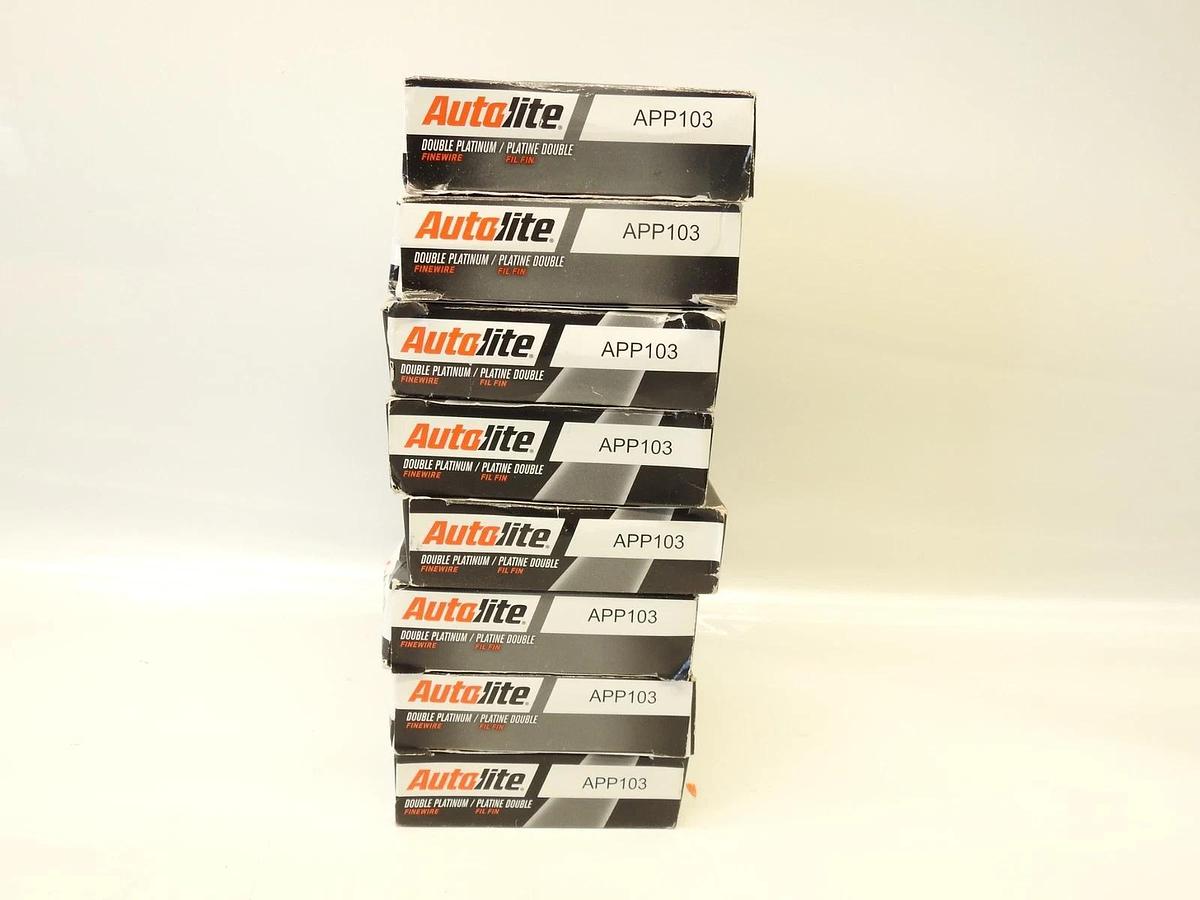 Lot Of 32 Autolite APP103 Double Platinum Automotive Replacement Spark Plugs