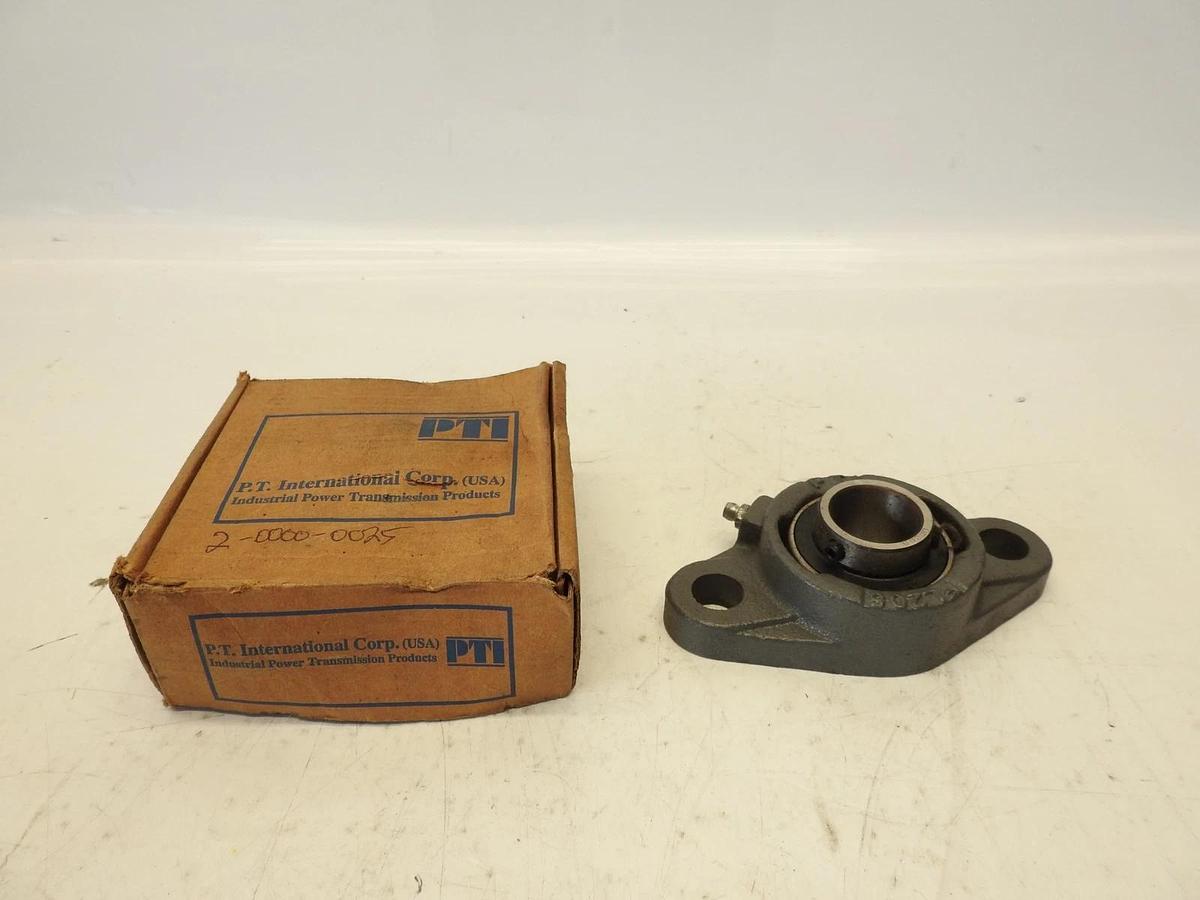 PTI UCFL205-25MM 2-BOLT FLANGE BEARING-25MM UCFL 200 SILVER SERIES