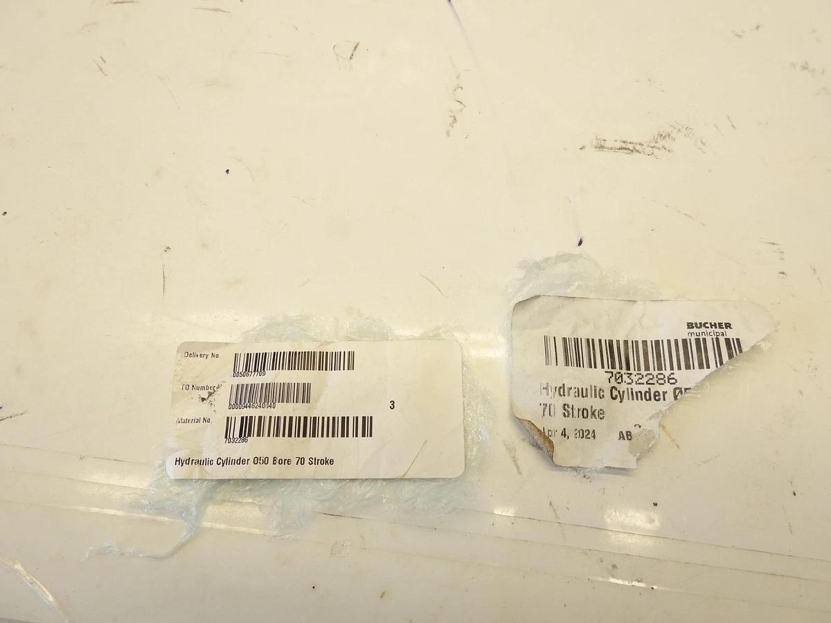 New Oem Bucher 7032286 Hydraulic Cylinder Ø50 Bore 70 Stroke