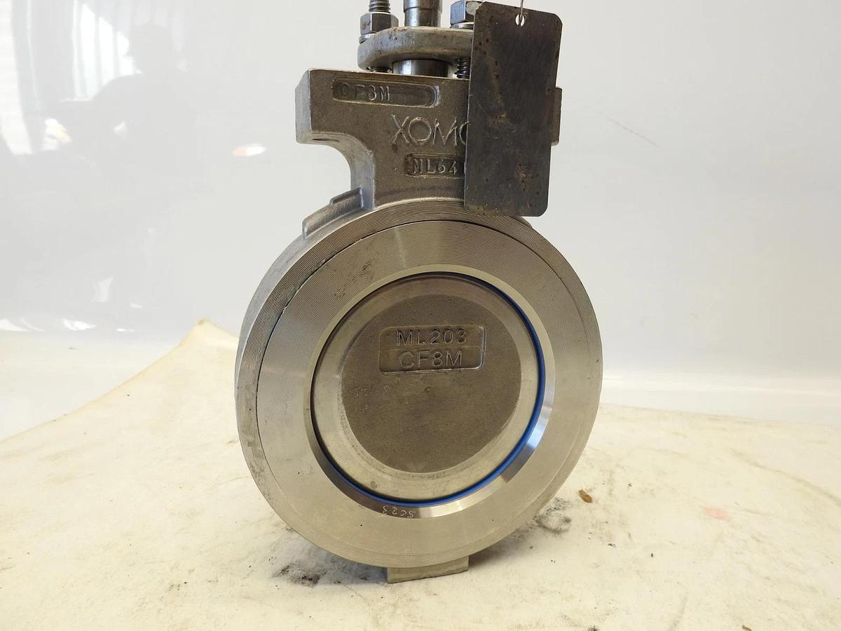 New Tufline 95C025L1 Butterfly Valve Iron 150 Stainless Wafer 4in