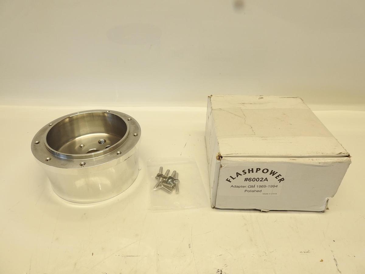 1969-1999 Chevy GMC Flashpower 9 Hole Steering Wheel Adapter Boss Kit