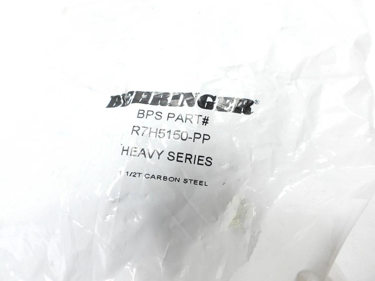 Lot Of 5 Behringer Pipe Systems R7h5150-Pp Tube Clamp Kit,Tube 1 1/2In,Carbon St