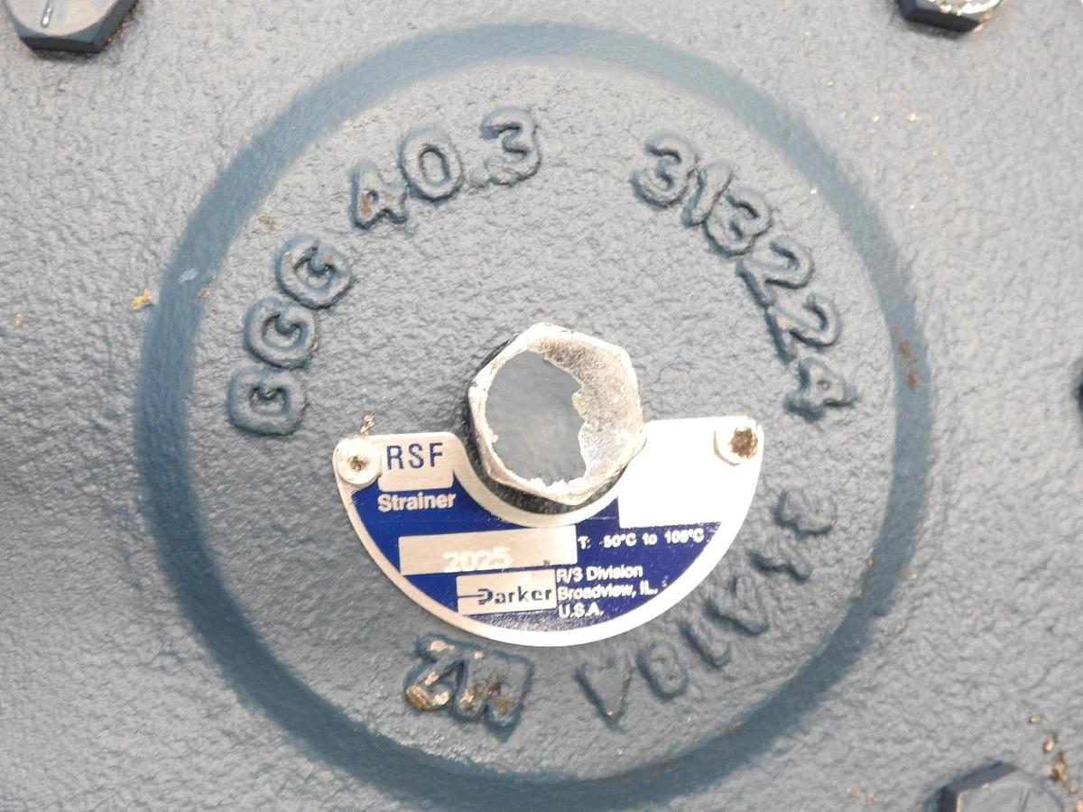 Parker RSF Strainer 3" 400 PSI  Steel Flanged Refrigerant Strainer 313224  30850