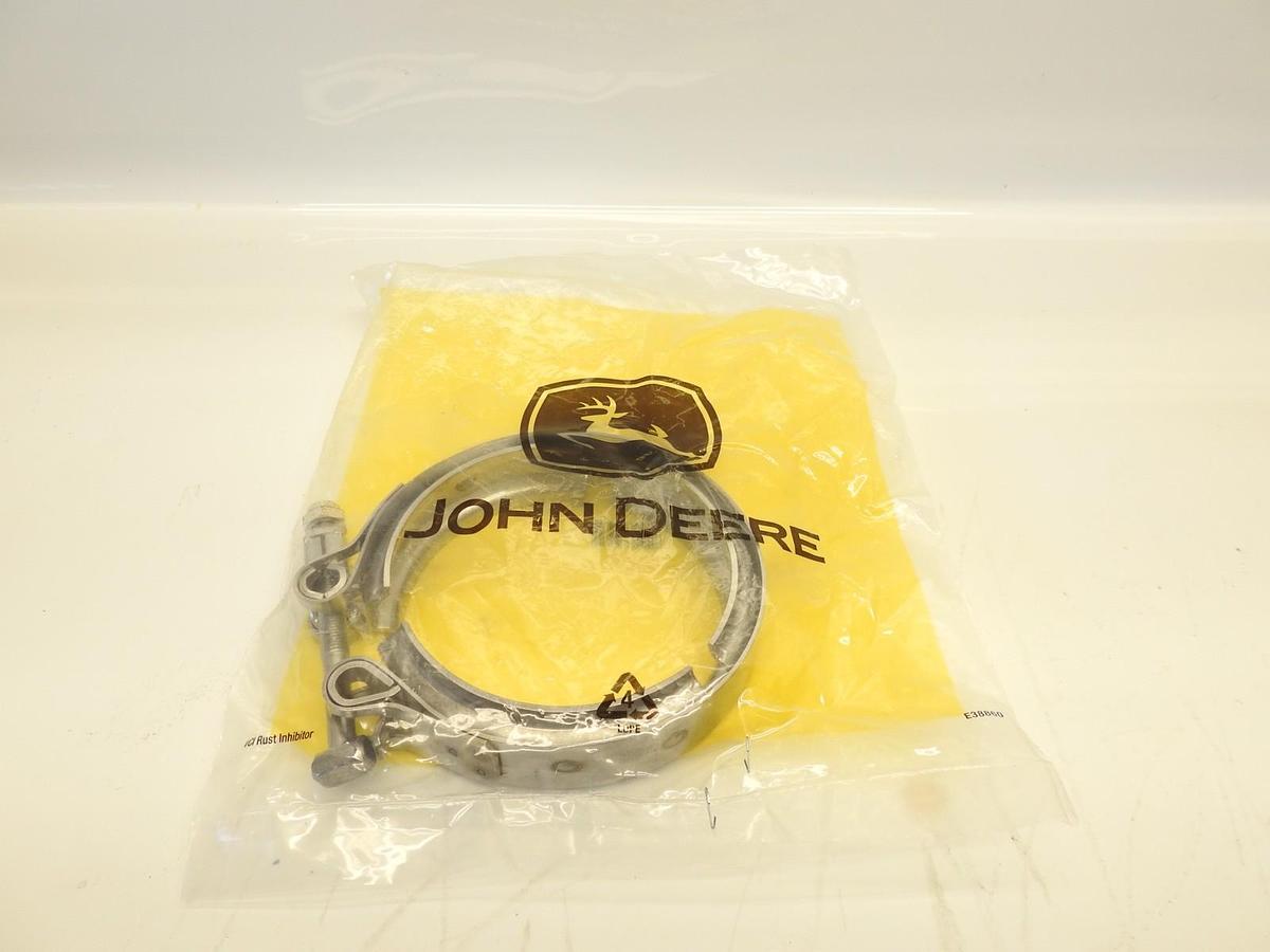 Genuine OEM John Deere RE285844 Marman Flange V-Clamp For 8R 230 8R 250
