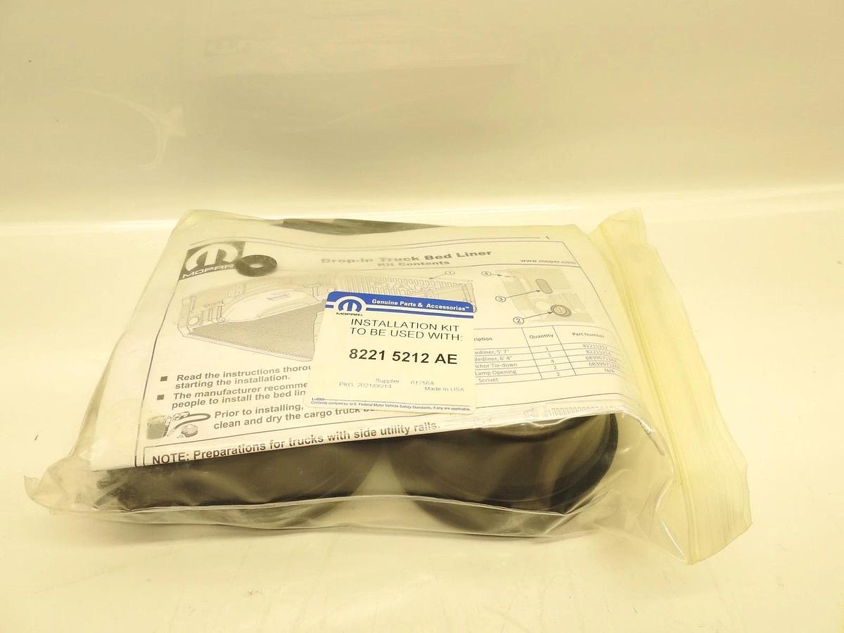 DODGE Ram MOPAR Installation Kit for Drop-in Truck Bed Liner 82215212AE