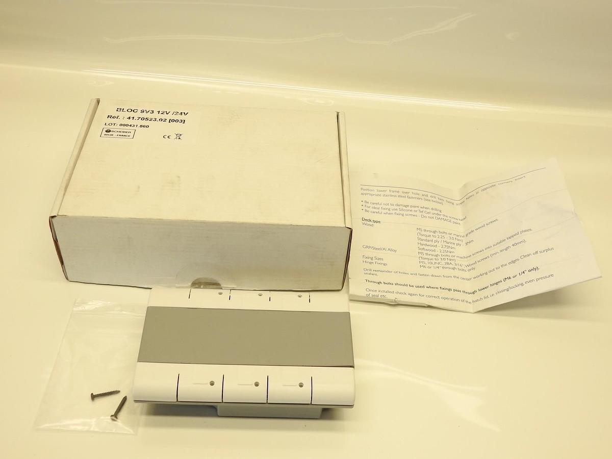 New Genuine Scheiber Block 9 - 41.70523.02 003 9V3 12V/24V