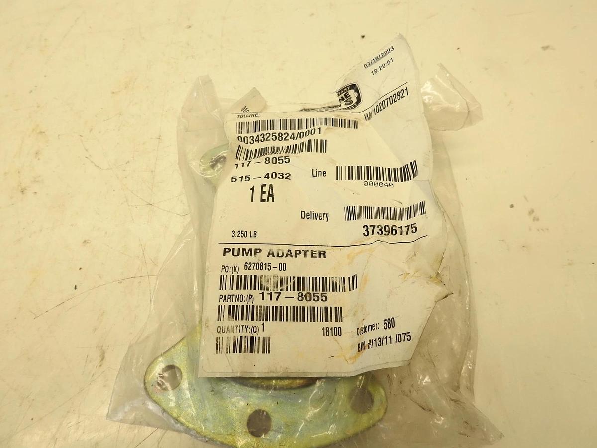 New Oem Toro Pump Adapter 117-8055 - 93-2220-03