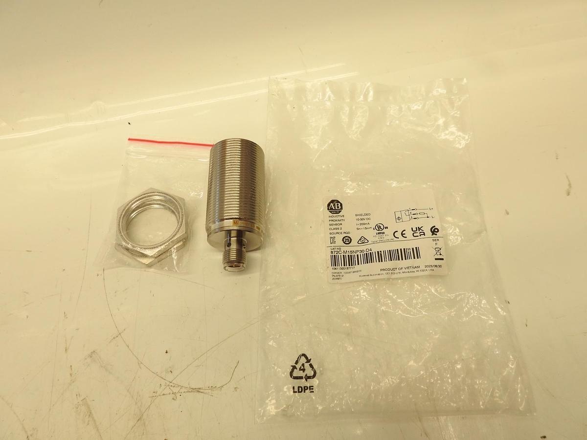 NEW OEM Sealed! Allen Bradley Proximity Sensor Switch 10-30VDC, 30mm Diameter