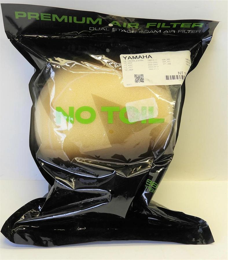 NO TOIL Dual Stage Foam Premium Air Filter 180-44 Yamaha