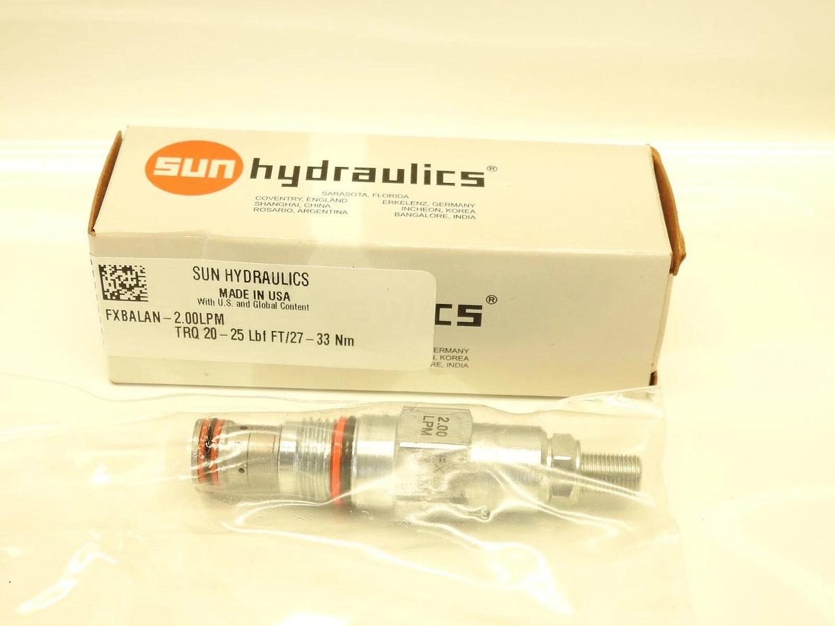 Sun Hydraulics FXBALAN-2.00LPM TRQ 20-25 LBF FT/27-33 NM Hydraulic Solenoid