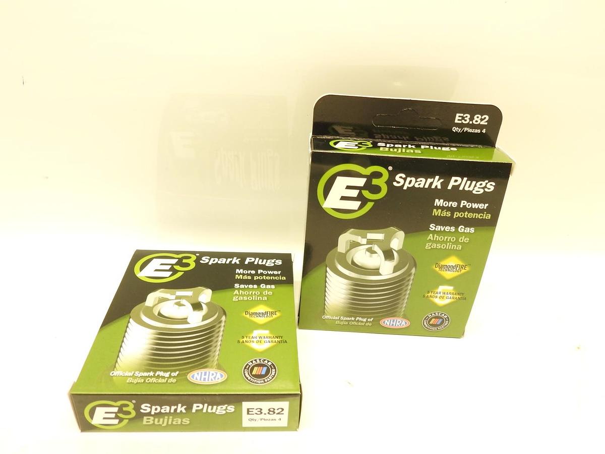 New Genuine E3 Spark Plugs E3.82 - Set of 8 Spark Plugs