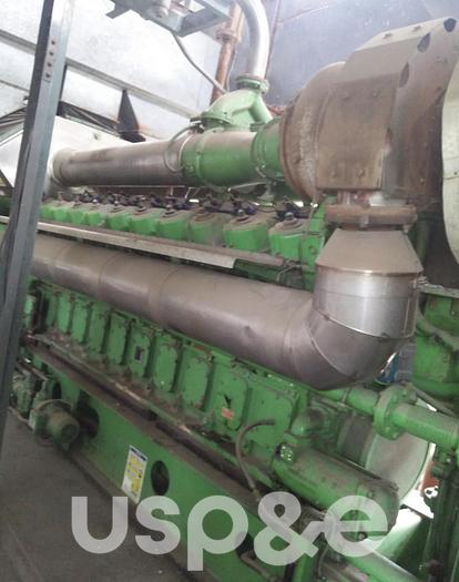 1 MW 2002 New Jenbacher JMS 320GS SL Natural Gas Generator