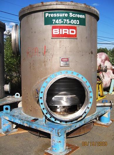 Used BIRD MDL CN 70 PRESSURE SCREEN, S/S, 100 PSI .018" (.46MM) SLOT