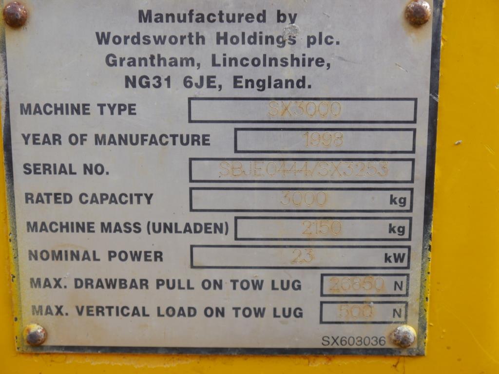 Used Barford SX3000 Dumper