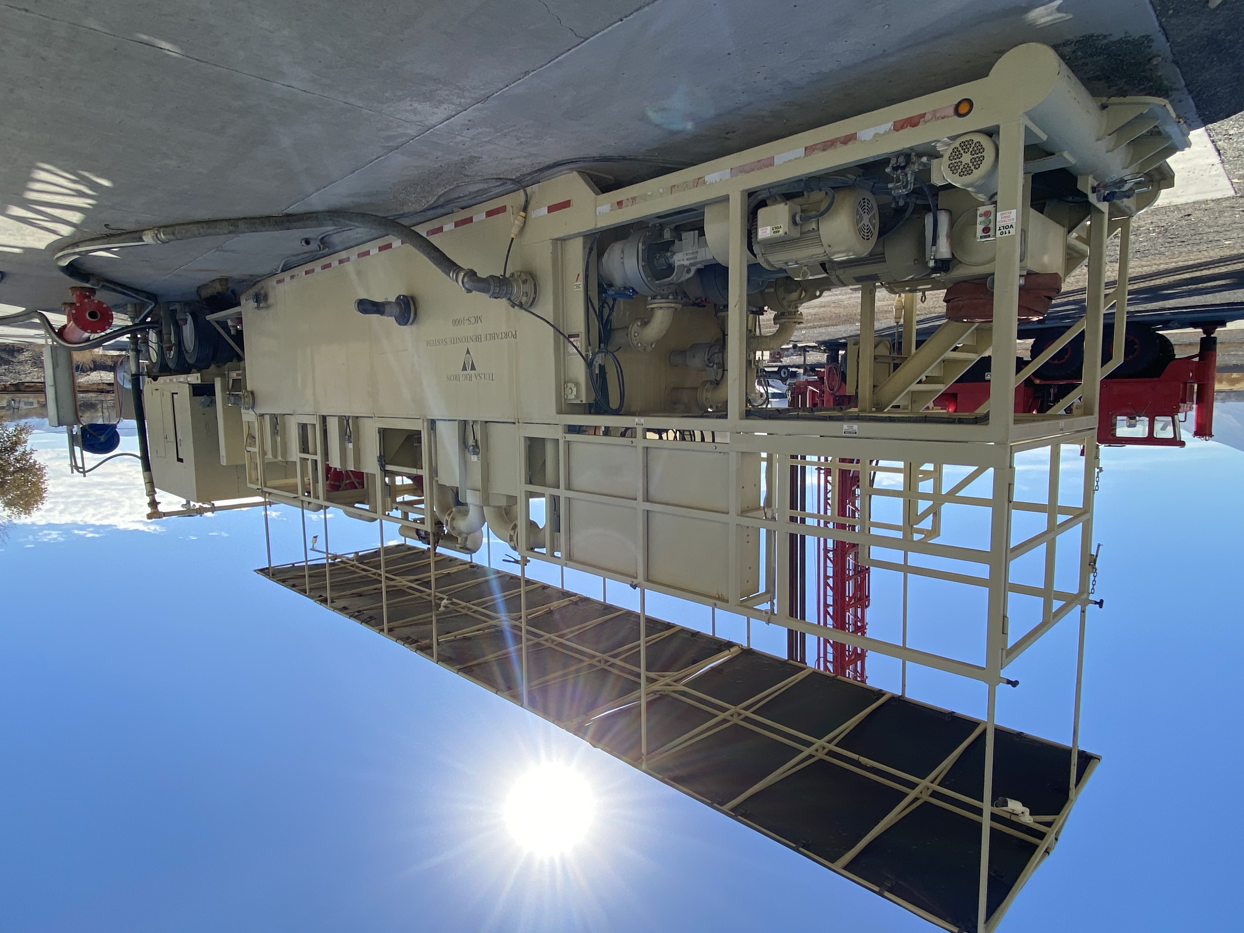 Used Tulsa Rig Iron Portable Bentonite System