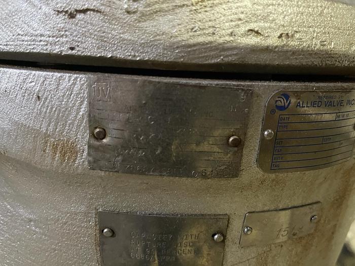 Used ALLIED VALVE, INC. ALLIED VALVE, INC. S/S ACID BOILER VALVE