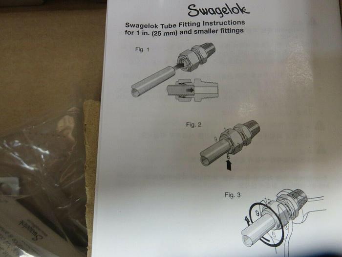 Swagelok, SS-44S6-33C, Ball Valve, Pneumatic Actuated, 3/8 In Tube,New,Open Box