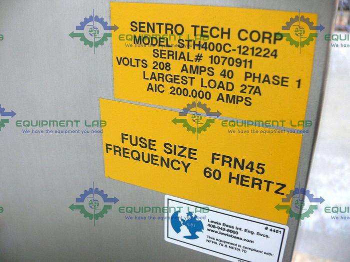 Used Sentro Tech Corp Model STH400C-121224 Humidity Chamber Furnace 400C 208V