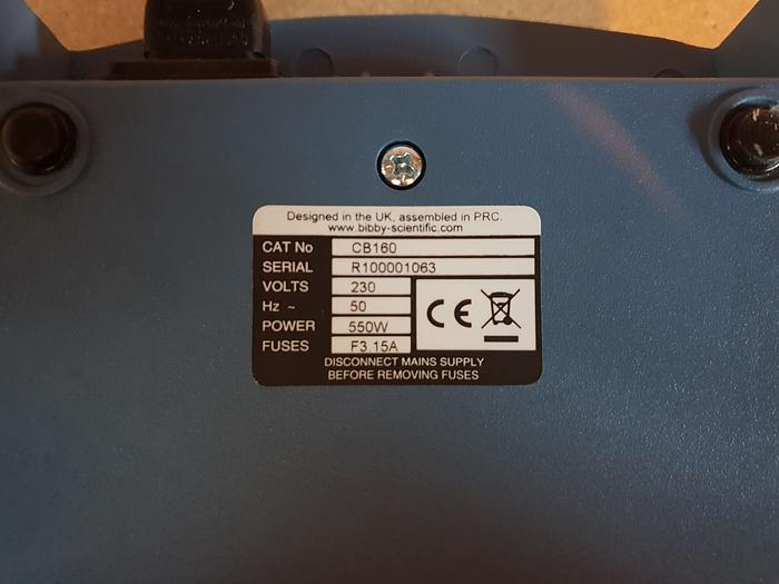 Used Stuart Scientific CB160 Stirring Hot Plate