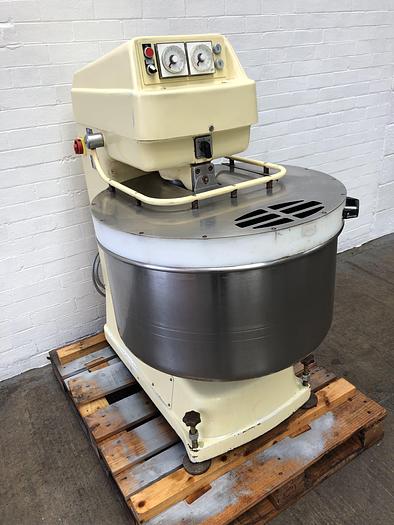 Used Kemper SP75L, 120kg dough spiral Mixer, 2 speed, 2 timers